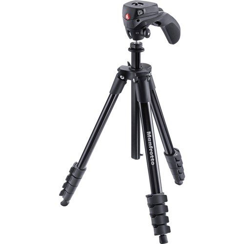 Manfrotto Compact Action Black Tripod 001